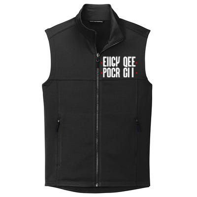 Fold Up Hidden Message Secret Message Collective Smooth Fleece Vest