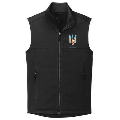 Franco Ukrainian Hero Glory To Ukraine Emblem Cute Gift Collective Smooth Fleece Vest