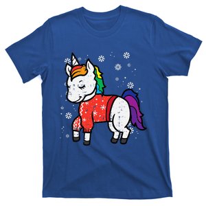 Festive Unicorn Holiday Sweater Festive T-Shirt