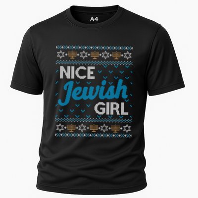 Funny Ugly Hanukkah Sweater Nice Jewish Girl Matching Performance Shirt