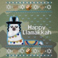 Funny Ugly Hanukkah Sweater, Llama Llamakkah Legacy Tie Dye Trucker Hat