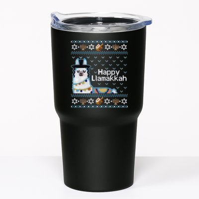 Funny Ugly Hanukkah Sweater, Llama Llamakkah Tumbler