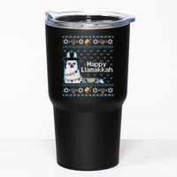 Funny Ugly Hanukkah Sweater, Llama Llamakkah Tumbler
