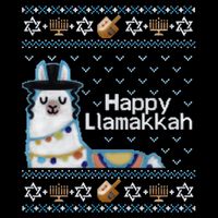 Funny Ugly Hanukkah Sweater, Llama Llamakkah Wool Snapback Cap