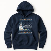 Funny Ugly Hanukkah Sweater, Llama Llamakkah Hoodie