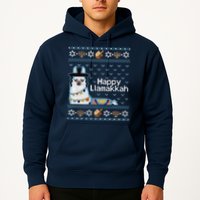 Funny Ugly Hanukkah Sweater, Llama Llamakkah Hoodie
