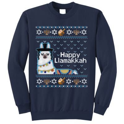 Funny Ugly Hanukkah Sweater, Llama Llamakkah Sweatshirt