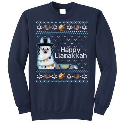 Funny Ugly Hanukkah Sweater, Llama Llamakkah Sweatshirt