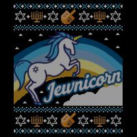 Funny Ugly Hanukkah Sweater Unicorn Jewnicorn Gift Backpack