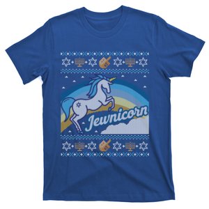 Funny Ugly Hanukkah Sweater Unicorn Jewnicorn Gift T-Shirt