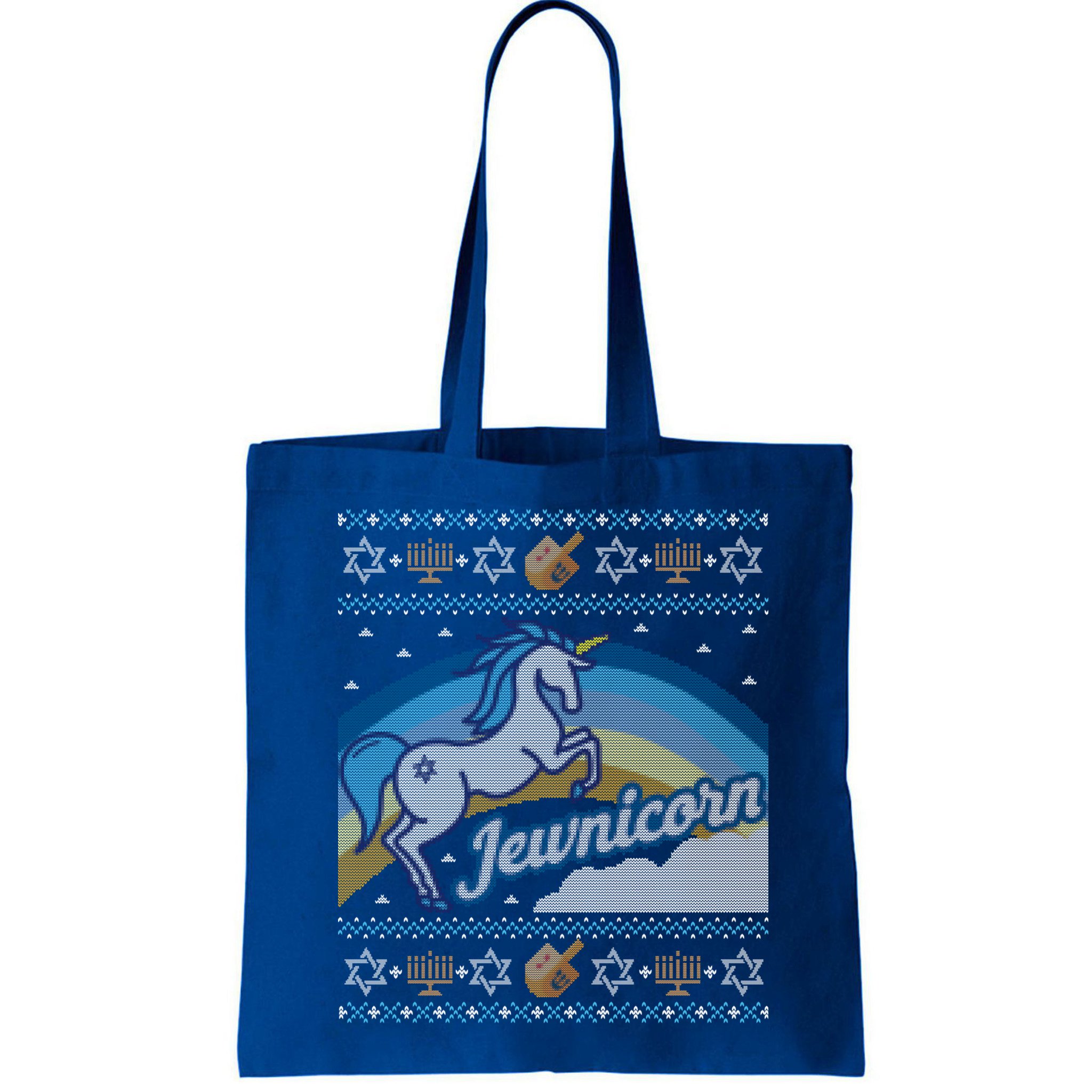 Funny Ugly Hanukkah Sweater Unicorn Jewnicorn Gift Bag