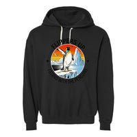Flippers Up I Stand With The Penguins Arctic Pride Fan Garment-Dyed Fleece Hoodie