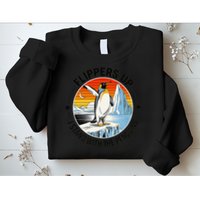 Flippers Up I Stand With The Penguins Arctic Pride Fan Sweatshirt