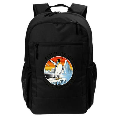 Flippers Up I Stand With The Penguins Arctic Pride Fan Backpack