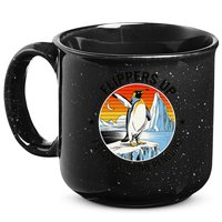 Flippers Up I Stand With The Penguins Arctic Pride Fan 15oz Campfire Ceramic Mug
