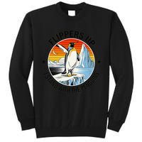 Flippers Up I Stand With The Penguins Arctic Pride Fan Tall Sweatshirt