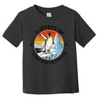 Flippers Up I Stand With The Penguins Arctic Pride Fan Toddler T-Shirt