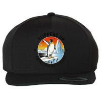 Flippers Up I Stand With The Penguins Arctic Pride Fan Wool Snapback Cap