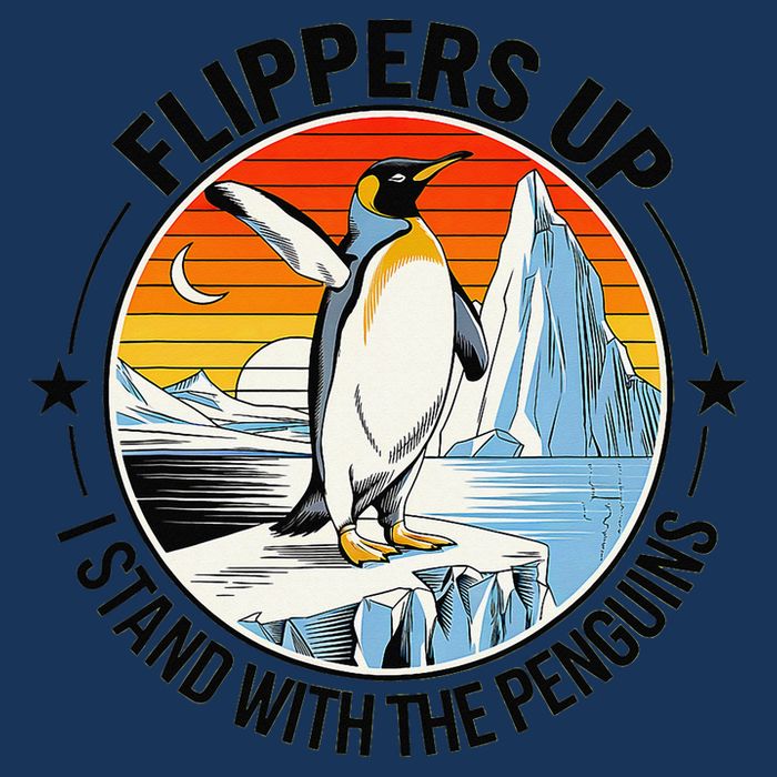 Flippers Up I Stand With The Penguins Arctic Pride Fan Infant Baby Jersey Bodysuit