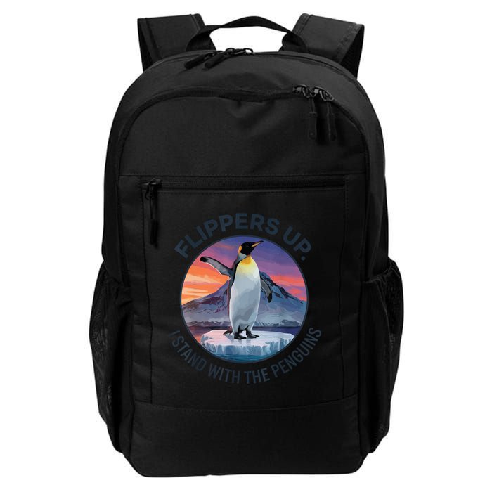Flippers Up I Stand With The Penguins  Backpack
