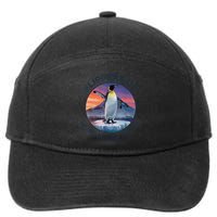 Flippers Up I Stand With The Penguins  7-Panel Snapback Hat