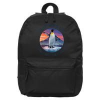 Flippers Up I Stand With The Penguins  16 in Basic Backpack
