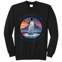 Flippers Up I Stand With The Penguins  Tall Sweatshirt