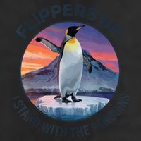 Flippers Up I Stand With The Penguins  25L Jumbo Tote
