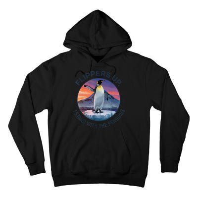 Flippers Up I Stand With The Penguins  Tall Hoodie