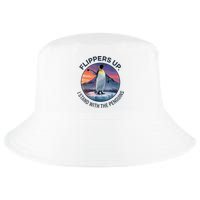 Flippers Up I Stand With The Penguins  Cool Comfort Performance Bucket Hat