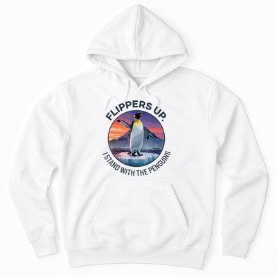 Flippers Up I Stand With The Penguins  Hoodie