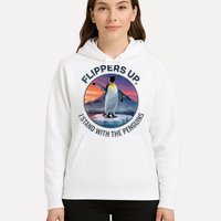 Flippers Up I Stand With The Penguins  Hoodie