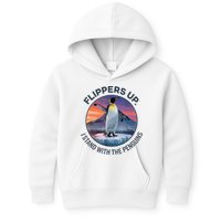 Flippers Up I Stand With The Penguins  Kids Hoodie