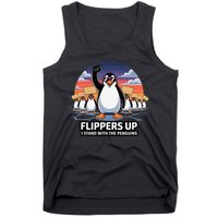 Flippers Up I Stand With Penguins Against Tariffs USA Tank Top