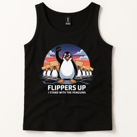 Flippers Up I Stand With Penguins Against Tariffs USA Tank Top