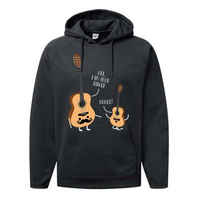 Funny Uke I Am Your Father Ukulele Guitar Performance Fleece Hoodie