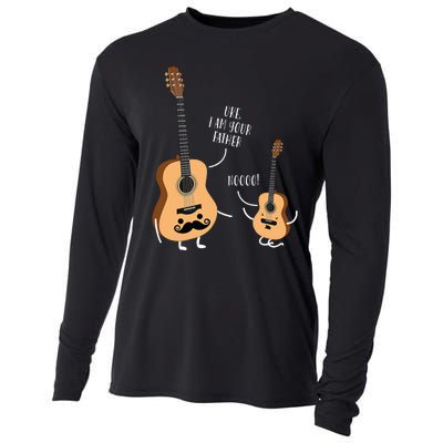 Funny Uke I Am Your Father Ukulele Guitar Cooling Performance Long Sleeve Crew