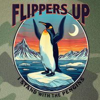 Flippers Up I Stand With The Penguins Legacy Tie Dye Trucker Hat