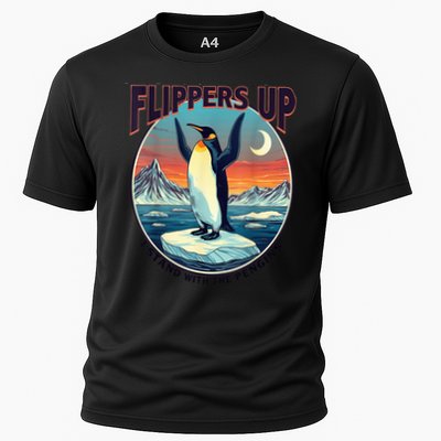 Flippers Up I Stand With The Penguins Performance Shirt