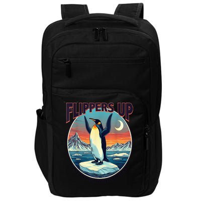 Flippers Up I Stand With The Penguins Impact Tech Backpack