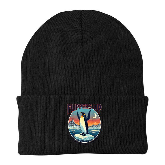 Flippers Up I Stand With The Penguins Beanie