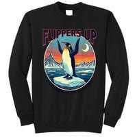 Flippers Up I Stand With The Penguins Tall Sweatshirt
