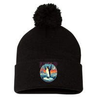 Flippers Up I Stand With The Penguins Pom Pom 12in Knit Beanie