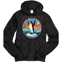 Flippers Up I Stand With The Penguins Tie Dye Hoodie
