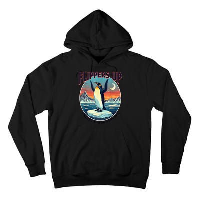 Flippers Up I Stand With The Penguins Tall Hoodie