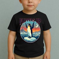 Flippers Up I Stand With The Penguins Toddler T-Shirt