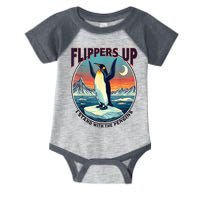 Flippers Up I Stand With The Penguins Infant Baby Jersey Bodysuit