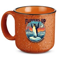 Flippers Up I Stand With The Penguins 15oz Campfire Ceramic Mug
