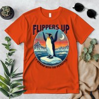 Flippers Up I Stand With The Penguins Premium T-Shirt