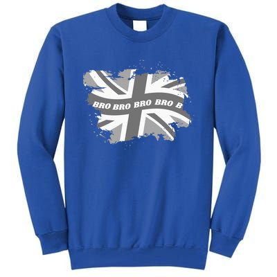 Fashionable Union Jack And Family Matching Clothes Cool Bro Gift Tall Sweatshirt